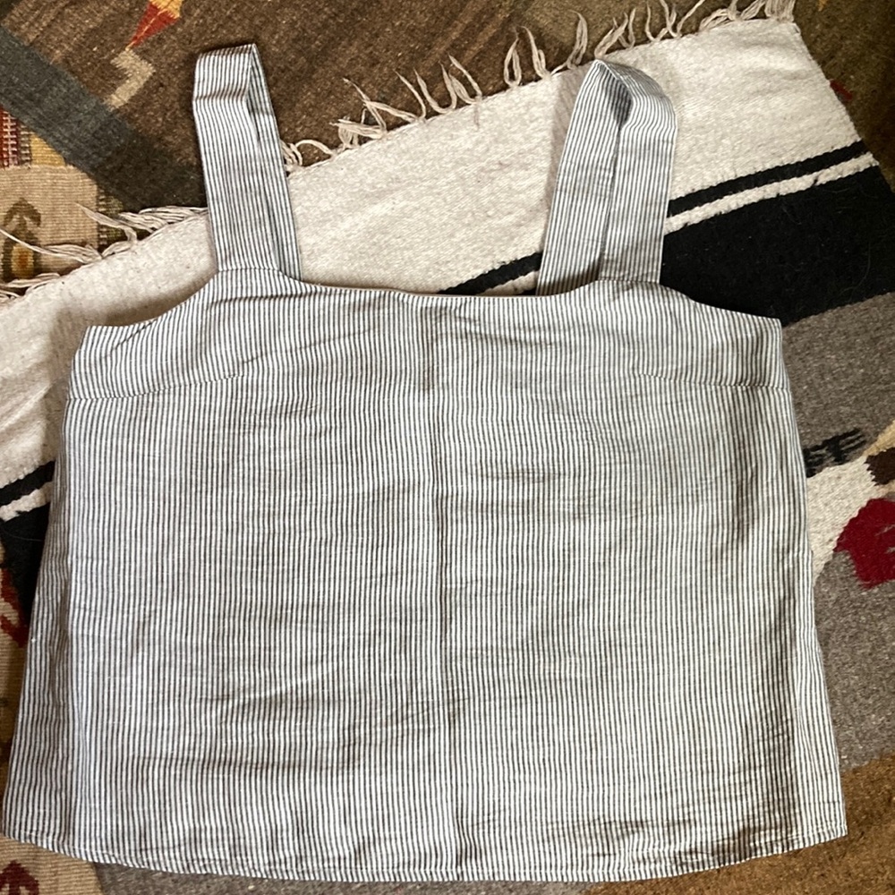 J Crew linen/cotton tank.